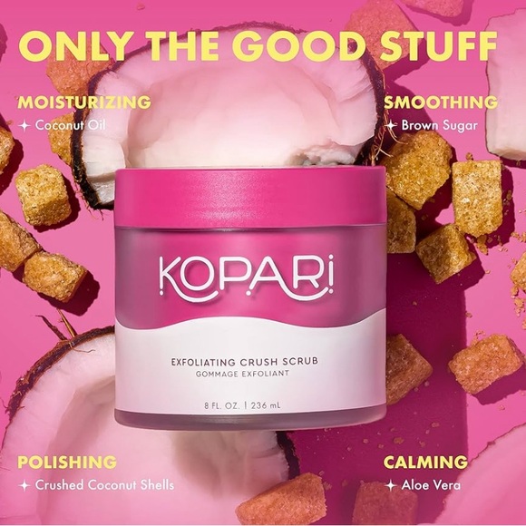 NEW Unopened Kopari Exfoliating crush scrub 8oz. - Picture 6 of 7